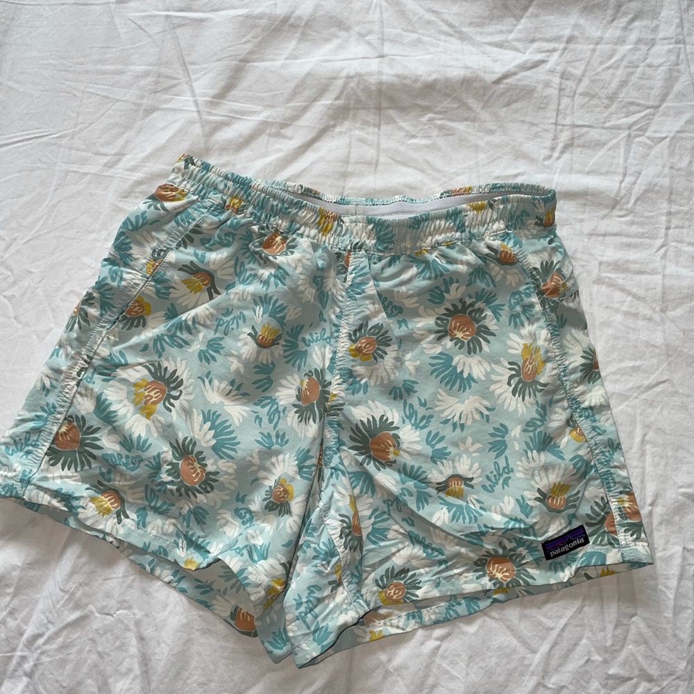 Patagonia Light Blue Baggies Shorts